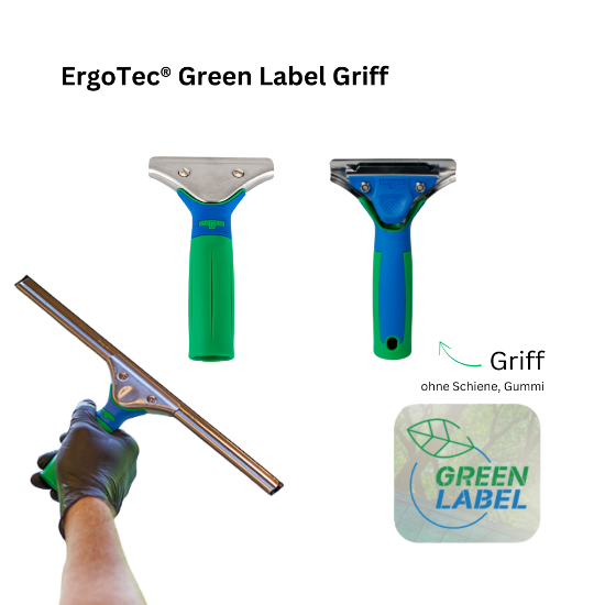 Bild von Green Label ErgoTec® Griff – für Fensterabzieher - Nachhaltig. Ergonomisch. Profi-tauglich.